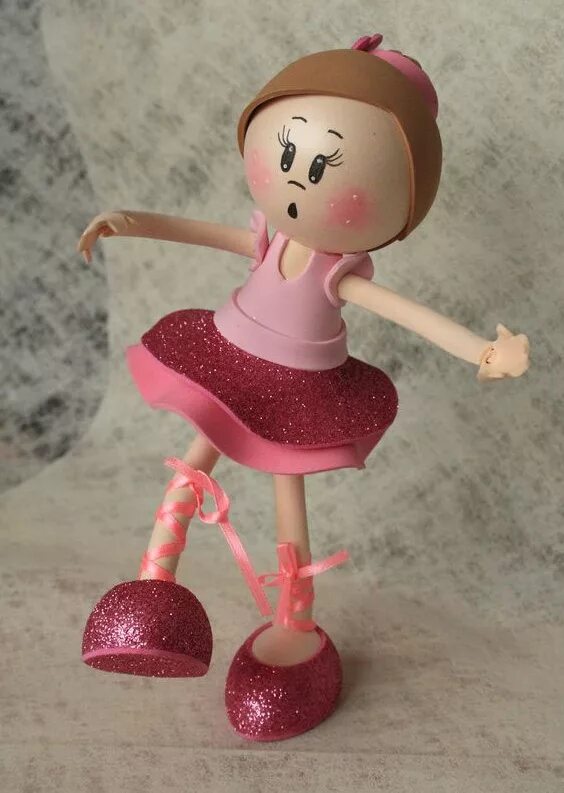 балерина из фоамирана