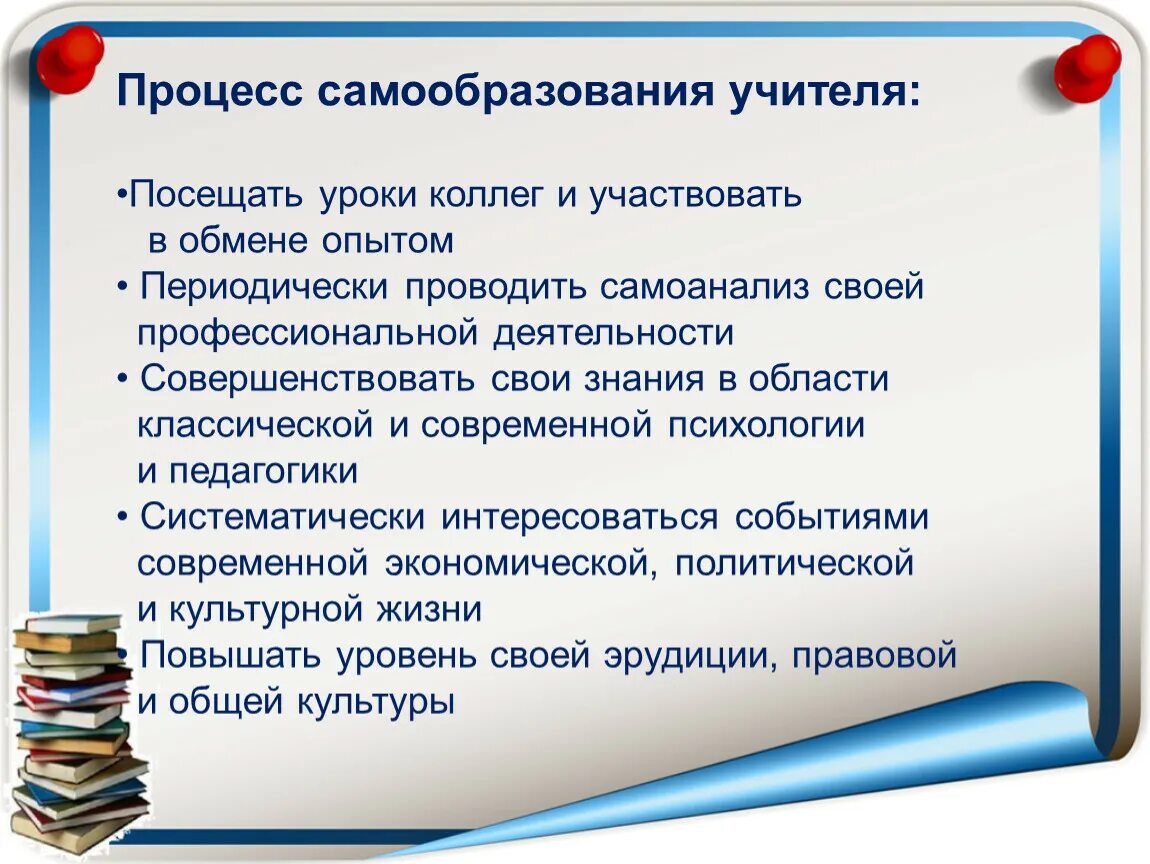 Сообщение о самообразовании