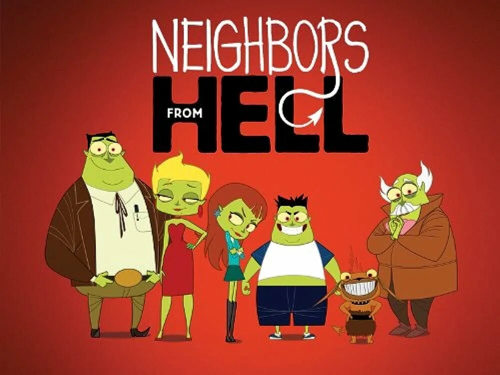 That s not my neighbor персонажи. Соседи из ада. Соседи из ада персонажи.