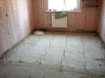 Сделать пол квартире нуля