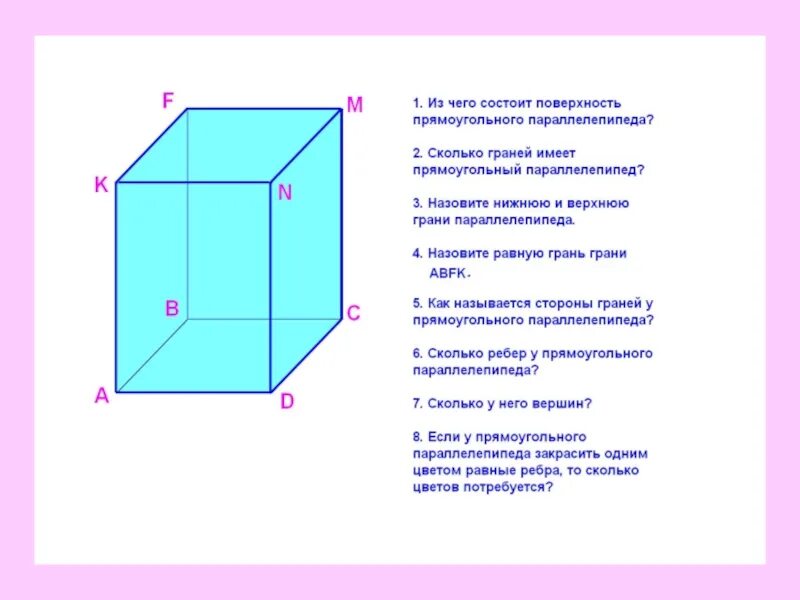 Самостоятельная работа по теме куб. Объем прямоугольного параллелепипеда 5 класс. Прямоугольный параллелепипед куб 5 класс задания. Математика 5 класс прямоугольный параллелепипед. Параллелепипед 10 кл формулы.
