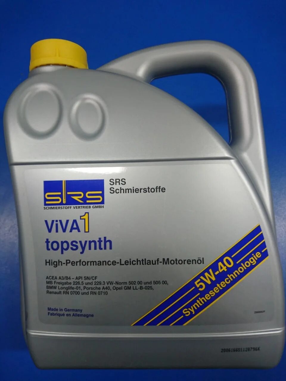 Srs viva 1. SRS Viva 1 Longlife 5w-30. SRS Viva 1 Longlife 5w 40. Viva 1 topsynth 5w-40. Моторное масло 5w30 SRS Viva 1.