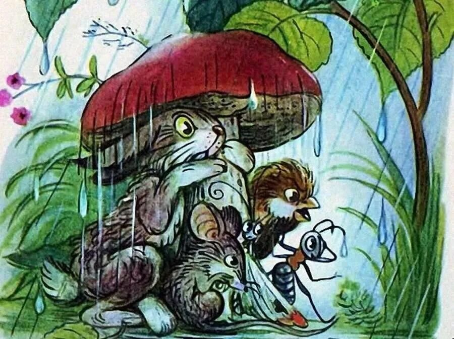 "под грибом сказка". Друг под грибами. Сказка сутеева под грибом. Сутеев грибок. Друг под грибами.