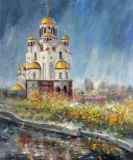 Церковь масло картины