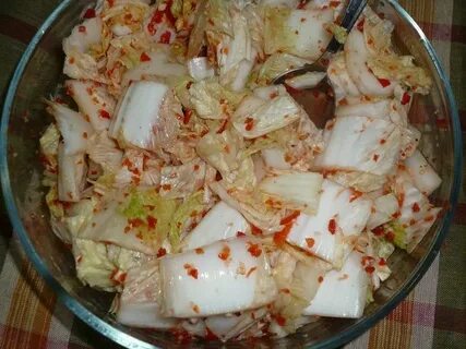 Капуста острая по корейски крупными