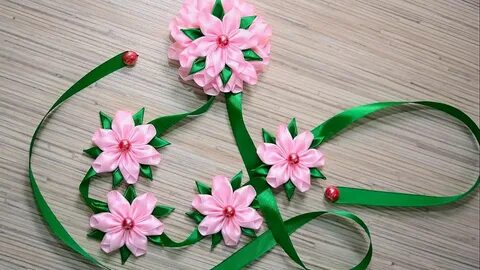 Ленты узкие цветы