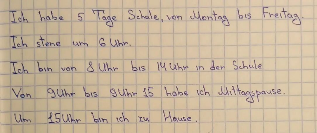 Einen text