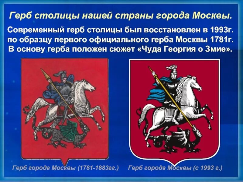Описание московского герба. Герб москвы 1781. герб москвы 1993 г. герб москвы описание. современный герб москвы.