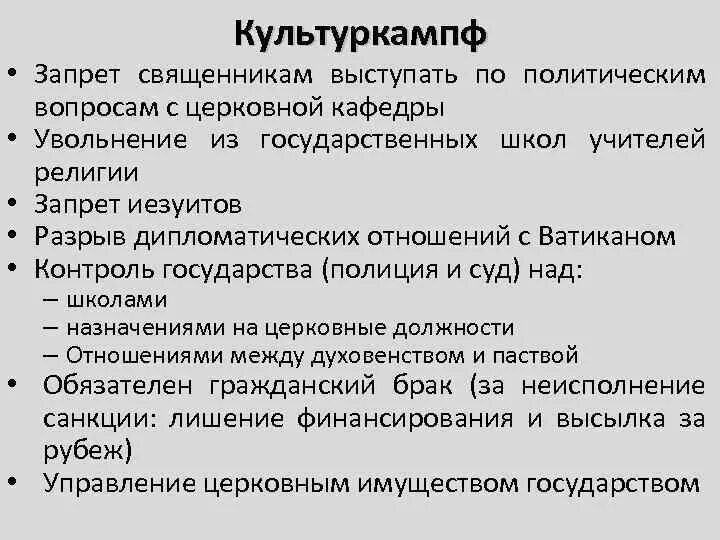 Что такое культуркампф