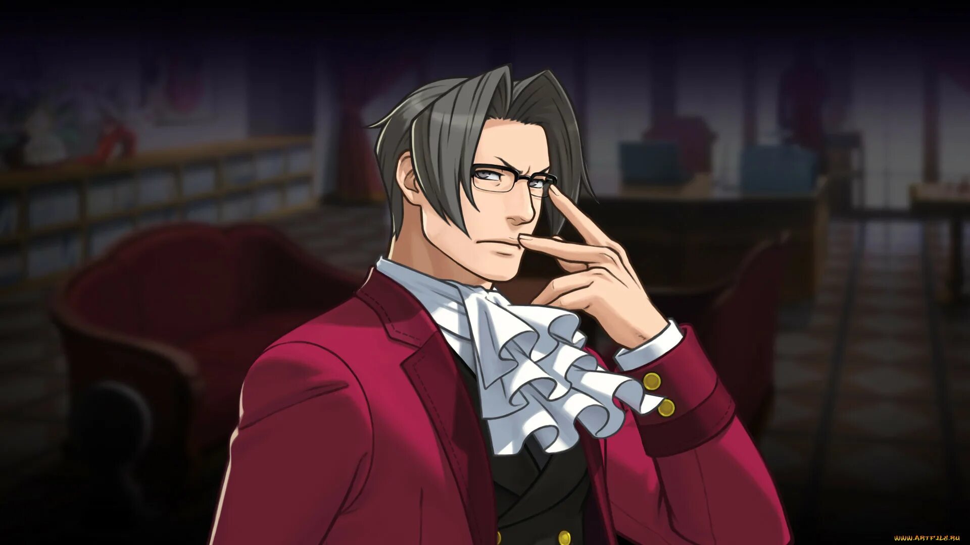 Ace attorney miles edgeworth. Майлз Эджворт. Эйс атторни Эджворт. Мицуруги Рейдзи.