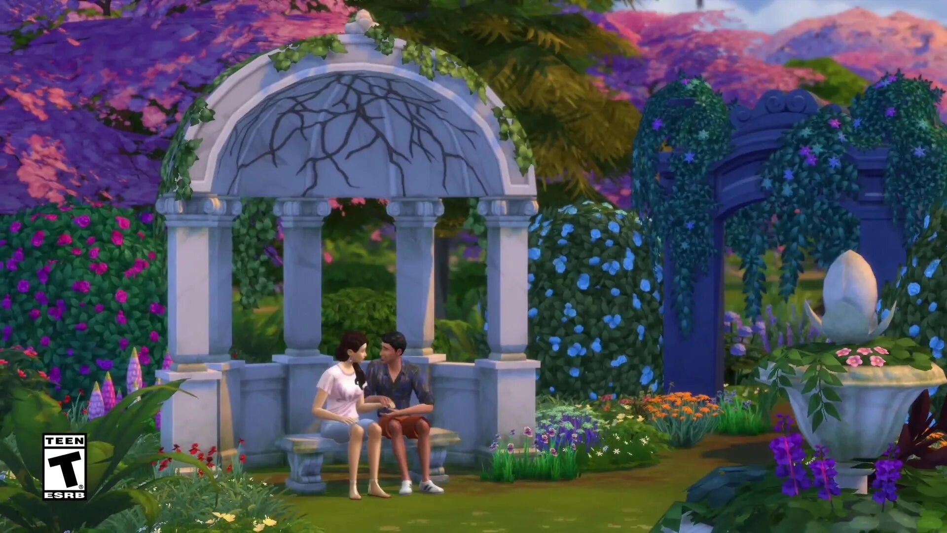 The SIMS 4: романтический сад. Романтичный сад симс 4. Секрет небес симс 4. Симс 4 Ботанический сад.