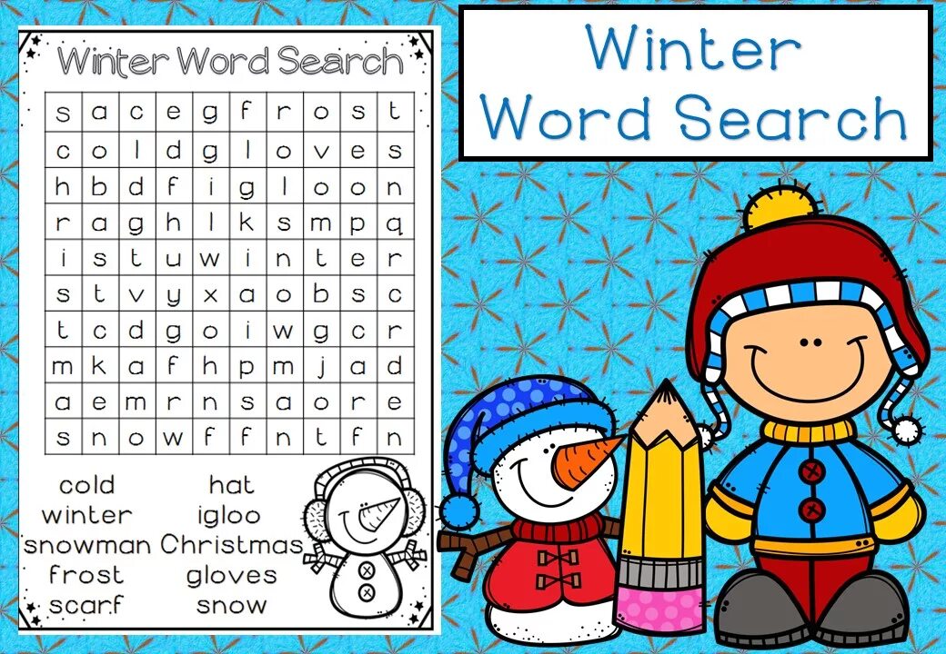 Найди слово новый год. Winter Word search английский. Задания про зиму на английском языке. Winter activities задания. Зимние задания по английскому для детей.