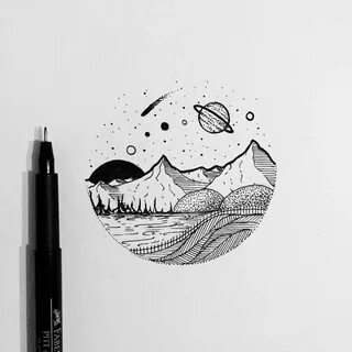 Рис ручкой
