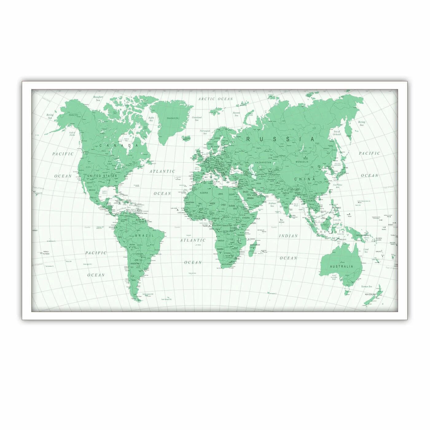 магнитная доска карта