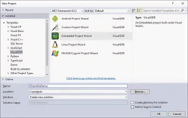 C create directory. Visual javascript builder. create dir. program solution. installation template.