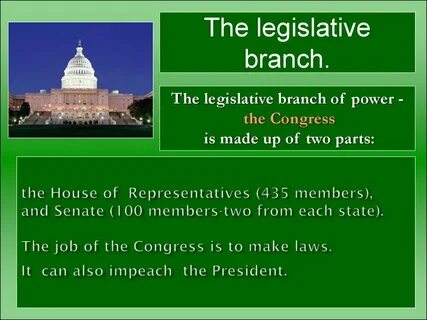 Legislative power