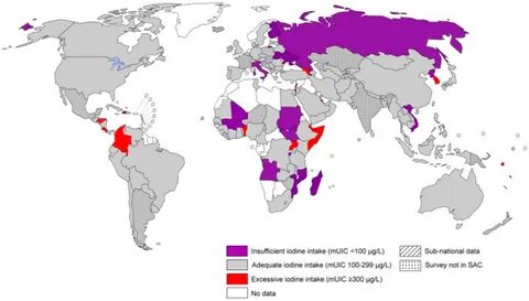Карта йода