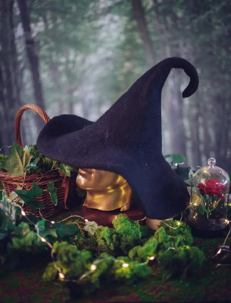 Песня волшебная шляпа. Ведьминская шляпа Лесной ведьмы. L2 шляпа чародея. Шляпа ведьмочки. Волшебная шляпа.