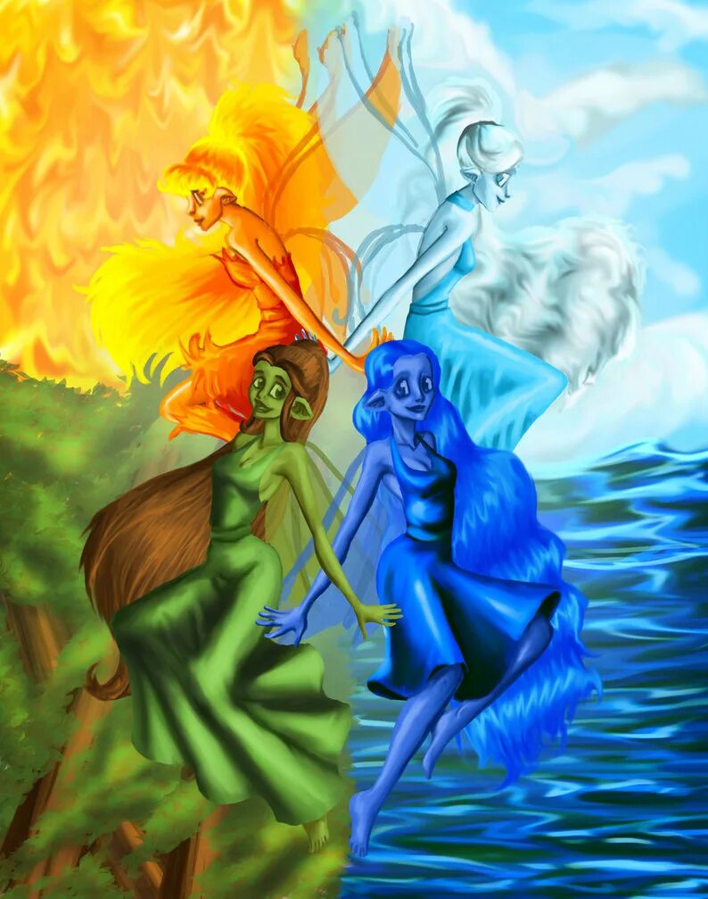 эссенс 4 элемента духи. четыре элемента стихии. духи земли имена. гномы духи земли. четыре стихии природы.