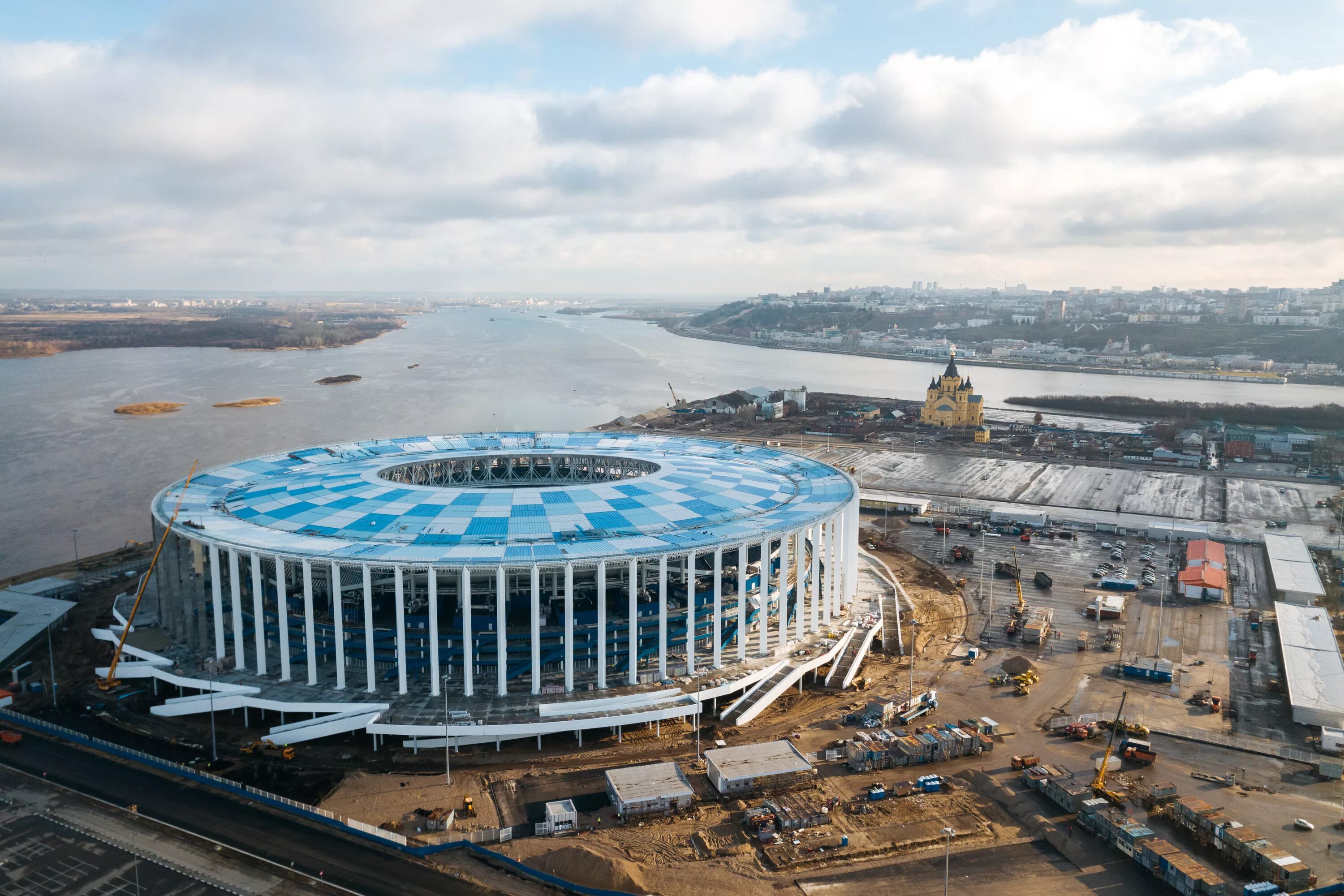 Arena нижний новгород. Стадион Нижний Новгород Арена. Нижний Новгород стадион к ЧМ 2018. Стрелка стадион Нижний Новгород. Стадион Волга Нижний Новгород.