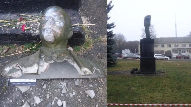Ломать памятники. Памятник котлинскому в пскове. В сша снесли памятник колумбу. Разрушенный памятник ленину. Памятник котлинскому в пскове.