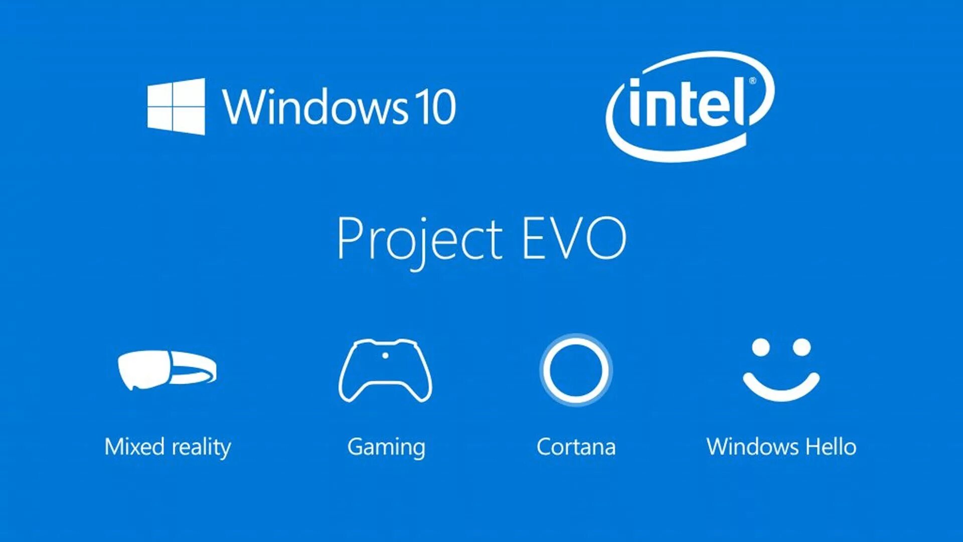 Intel programs. Project EVO. Windows Project. Intel Microsoft. Project EVO image.