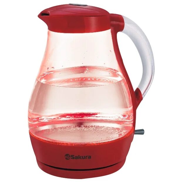 Чайник Sakura sa - 2168 красный , с ненагревающимся корпусом. Чайник электрический Сакура. Фарфоровый электрический чайник Сакура. Сакура sa-6249sw.