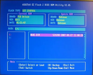 Bios флешка