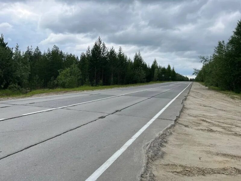 Road 40. Трасса. Велодорожка вдоль трассы. Дорога Губкино. 40 На дороге.