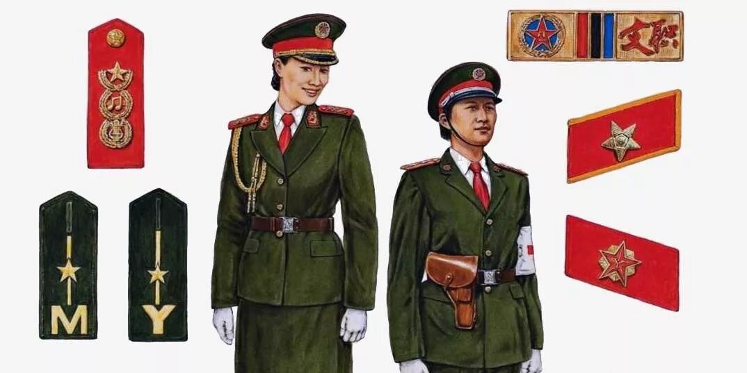 Знаки различия НОАК КНР. Униформа народной освободительной армии Китая. НОАК форма Мао. Форма армии Мао.