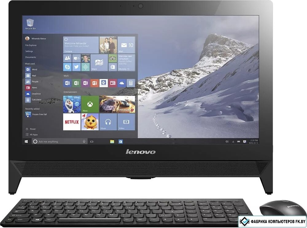 Вес моноблока. Моноблок Lenovo IDEACENTRE c20-00. Моноблок леново с20-00. Моноблок 19.5" Lenovo c20 00.