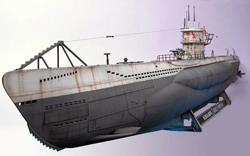 Тип 7 77. Немецкая подводная лодка u307. Подлодка u-Boat Type VII. U Boat подлодка. U 552 подводная лодка модель.