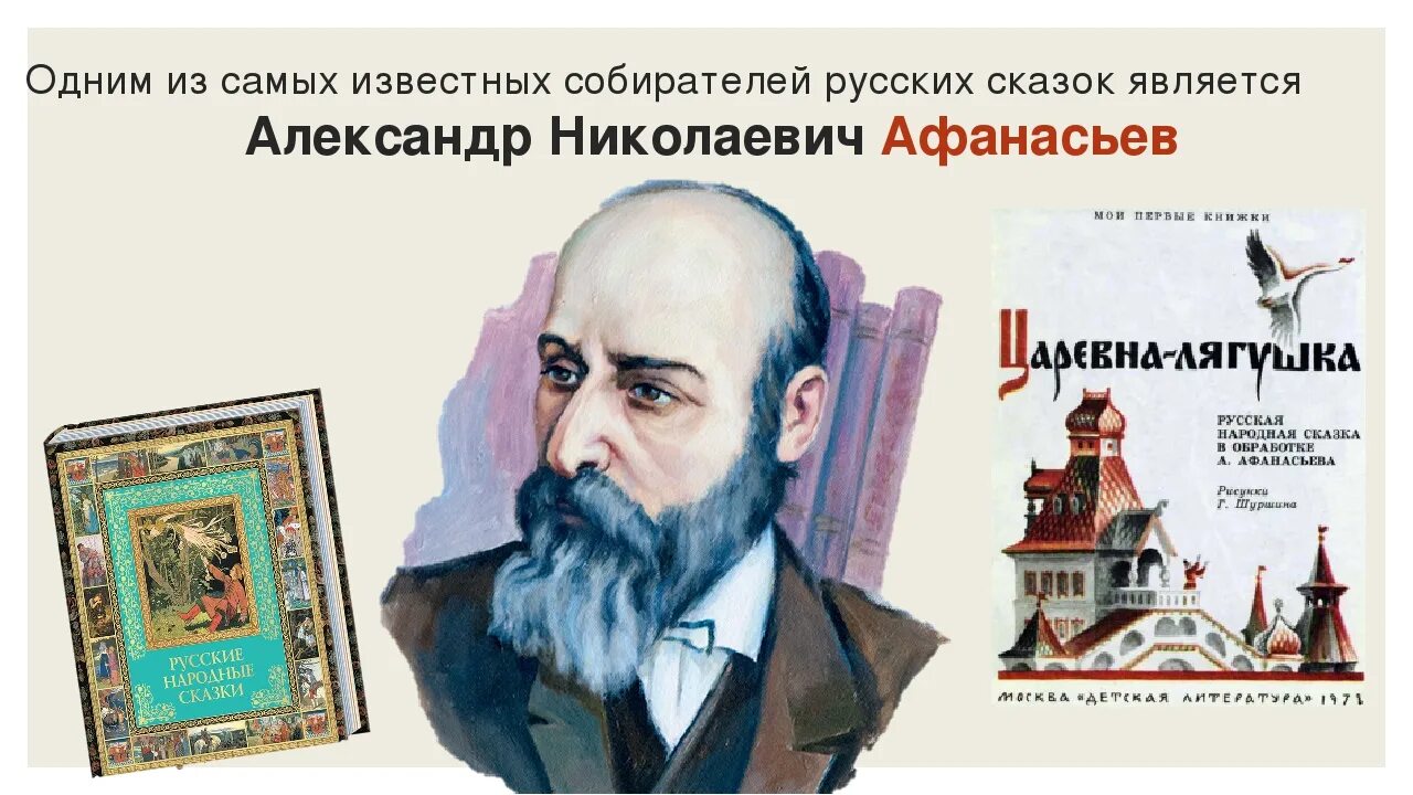 Национальный русский писатель. Портрет а.н.Афанасьева.
