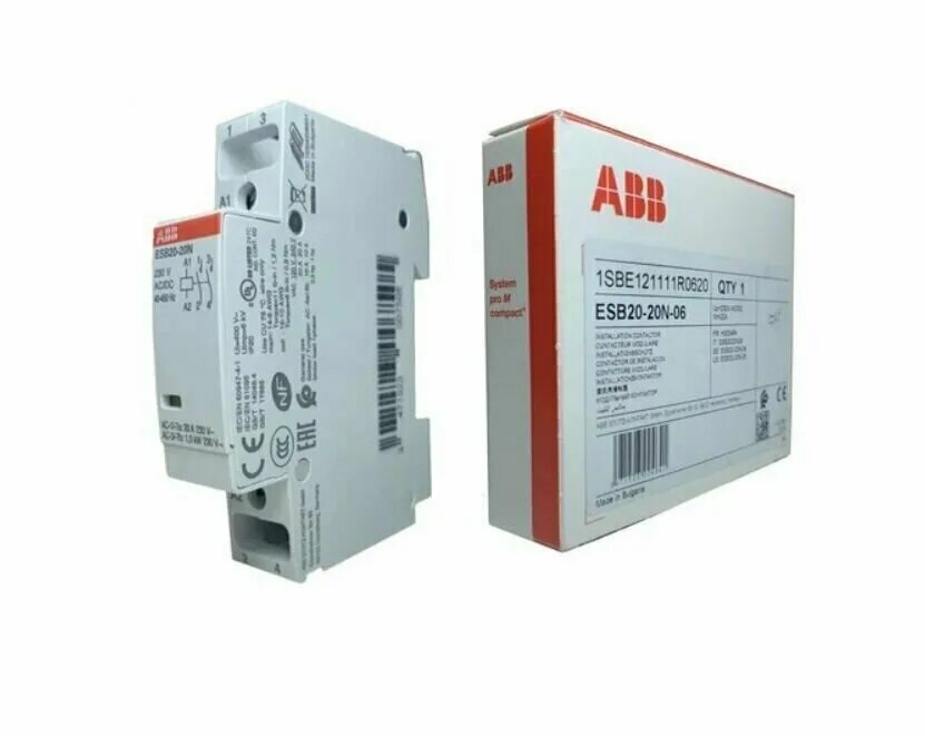 Esb20 20n 06 модульный. Esb20 20n 06 модульный. контактор esb20-20n-06 модульный (20а ас-1 2но) катушка 230в ac/dc abb 1sbe121111r0620. Abb esb 20-20n. Esb20-02n-06 модульный c катушкой 230в ac/dc.