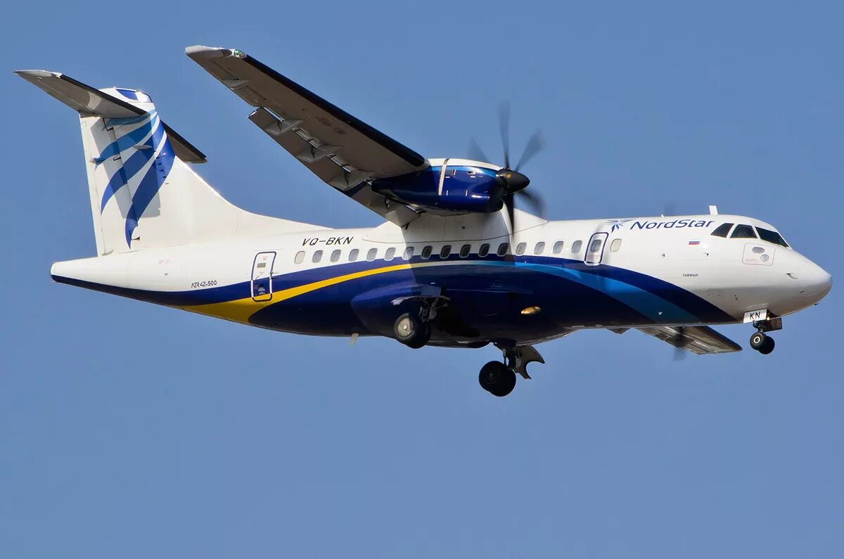 Nordstar купить авиабилет. Самолет Нордстар ATR. ATR 42 NORDSTAR livery. Авиакомпания Нордстар самолеты. Ливрея АТР 42 NORDSTAR.