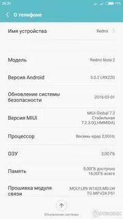 Устройство андроида редми