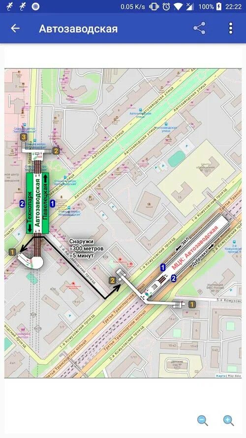 Приложение пересадка метро