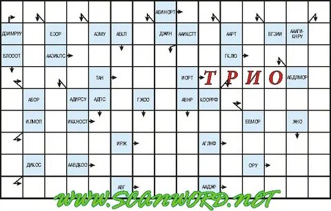 Дикий букв сканворд