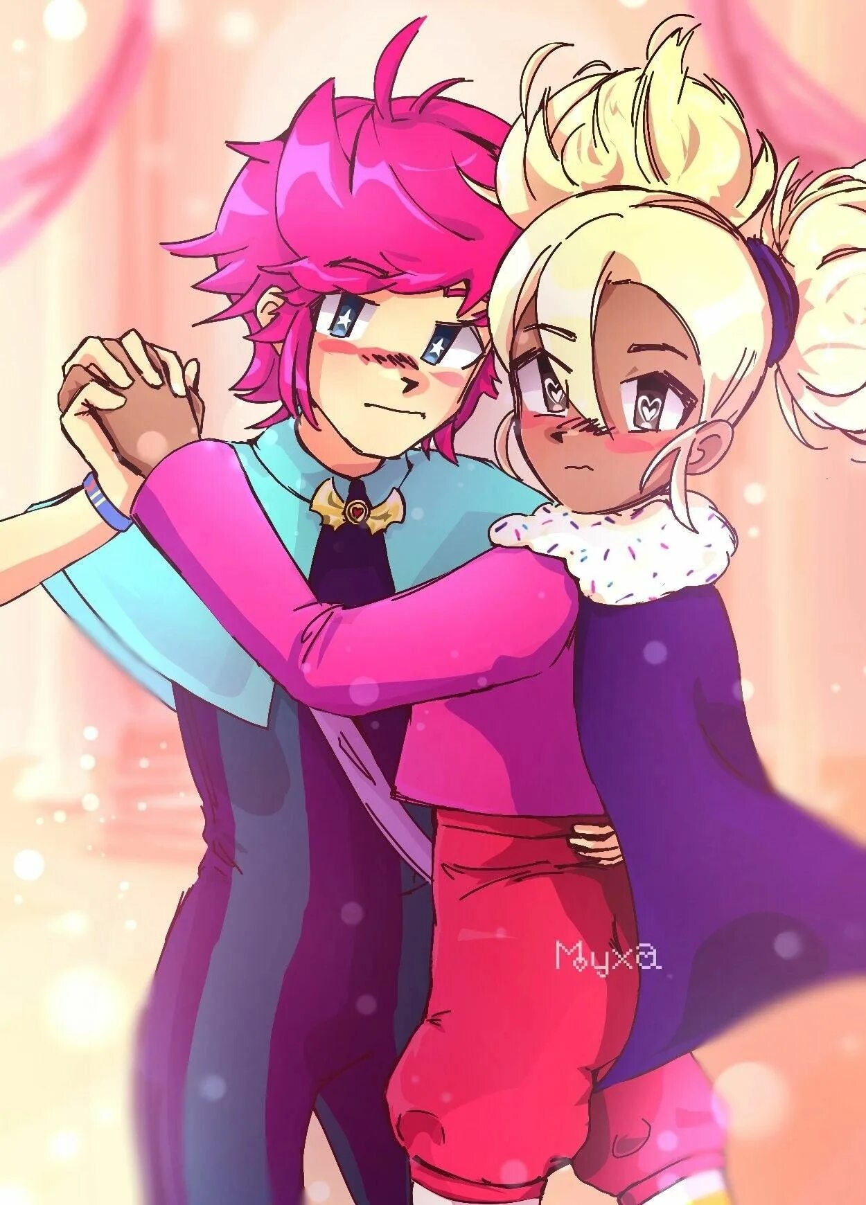 Честер x Мэнди. Mandy x Chester Brawl Stars. Mandy x Chester Art. Brawl Stars Mendy x Chester.