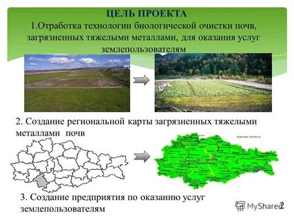 Рекультивация земель загрязненных тяжелыми металлами