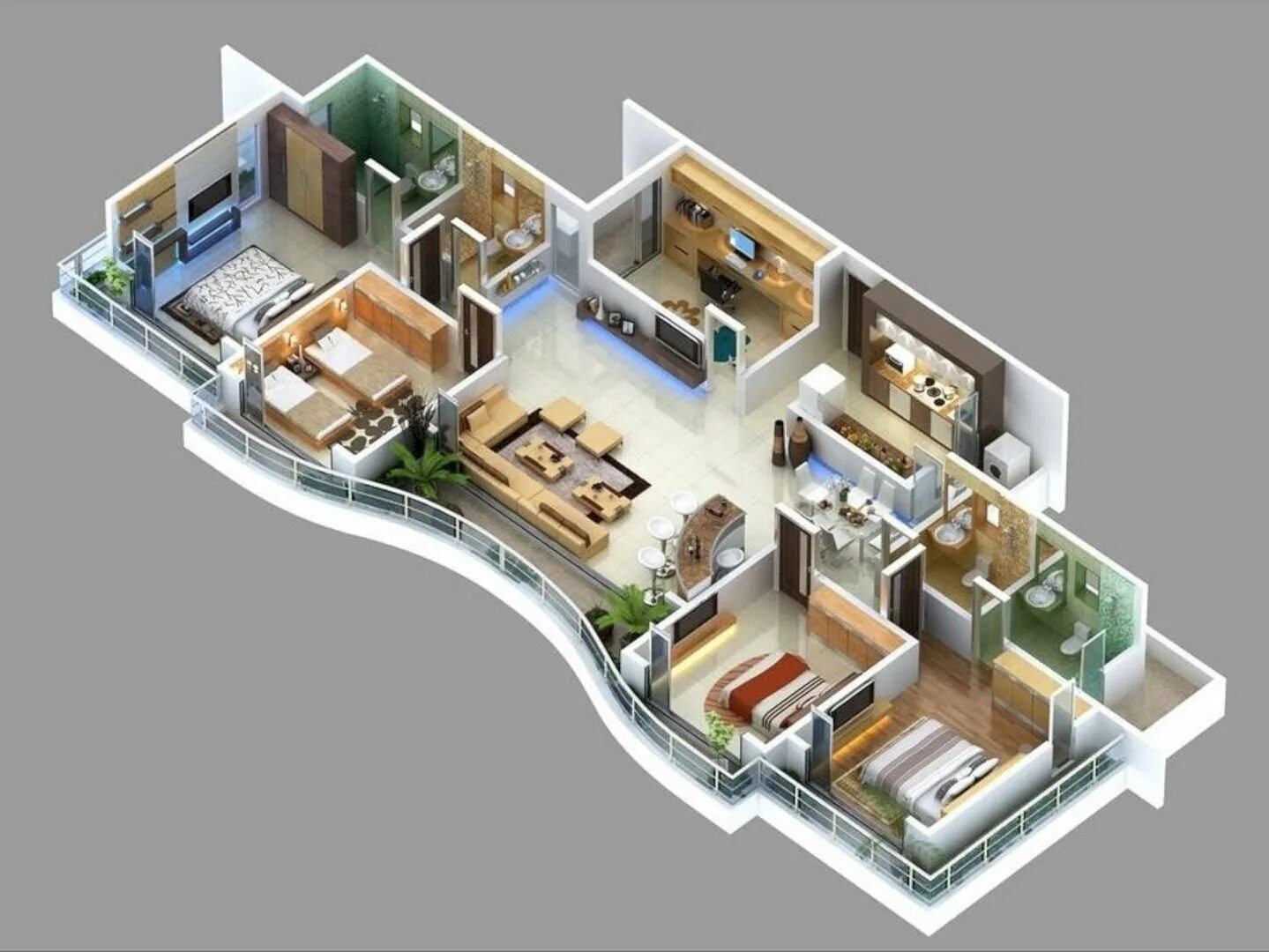 Floorplan 3d проекты. Планировка большой квартиры. Проект четырехкомнатной квартиры. Планировка четырехкомнатной квартиры. Дом plans