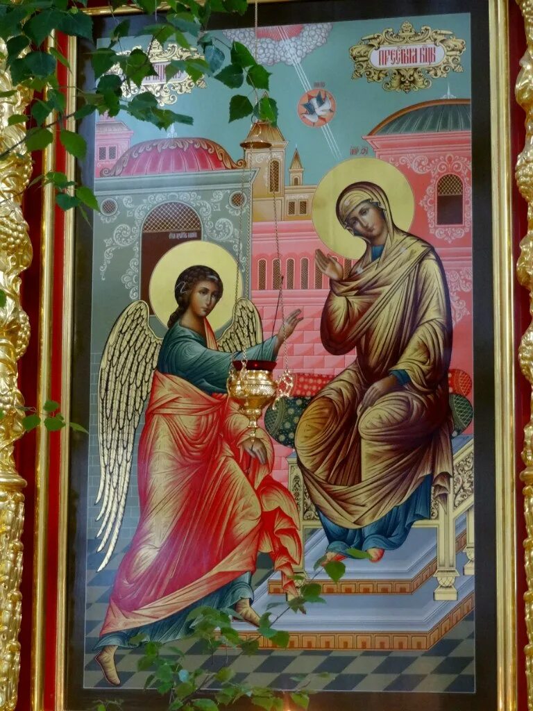 икона благовещение пресвятой богородицы. иконы храма благовещение. иконы божией матери в храме благовещения израиле. икона благовещение пресвятой богородицы. иконы храма благовещение.