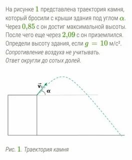 Мяч бросили под острым
