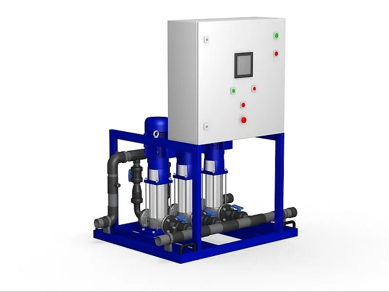 Станция повышения. Станция повышения давления. Станция повышения давления 3 насоса. Установки дозирования воды. Насосная станция на базе 3 насосов.