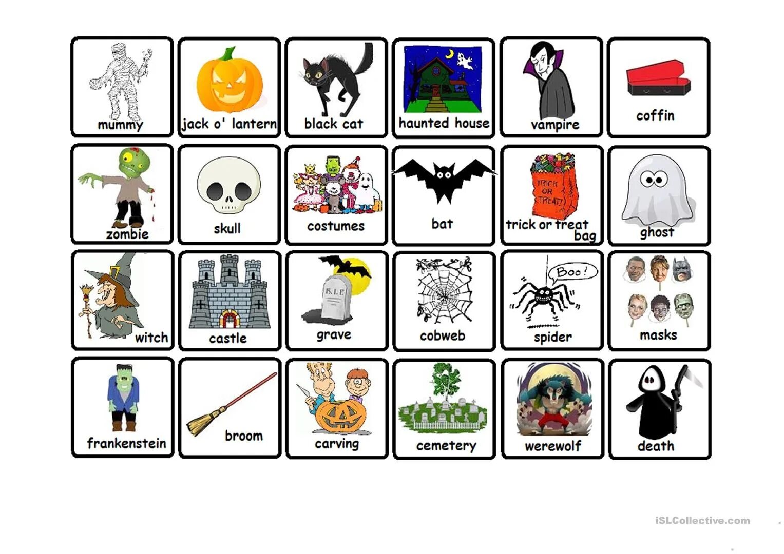 Memory game wordwall. Карточки на хэллоуин. символы хэллоуина на английском. halloween memory game. задания на хэллоуин на английском.