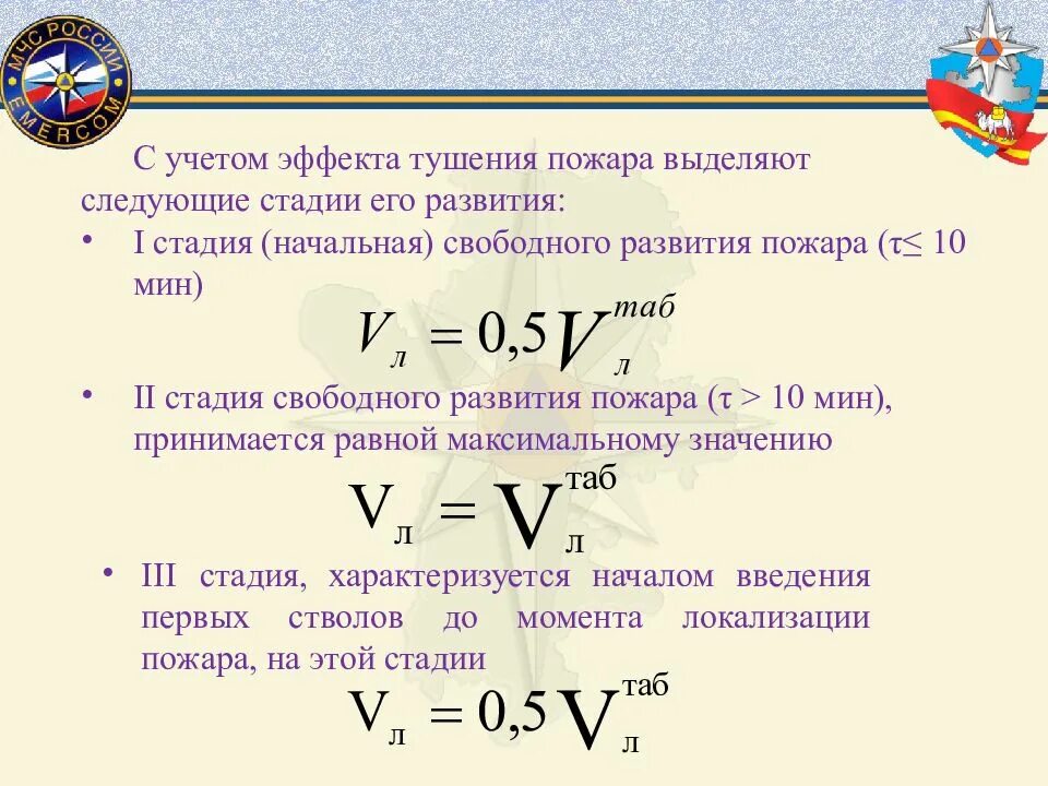 Определить время тушения. Формула свободного развития пожара. Формулы по тушению пожара. Формула расчета времени свободного развития пожара. Определить время свободного развития пожара.