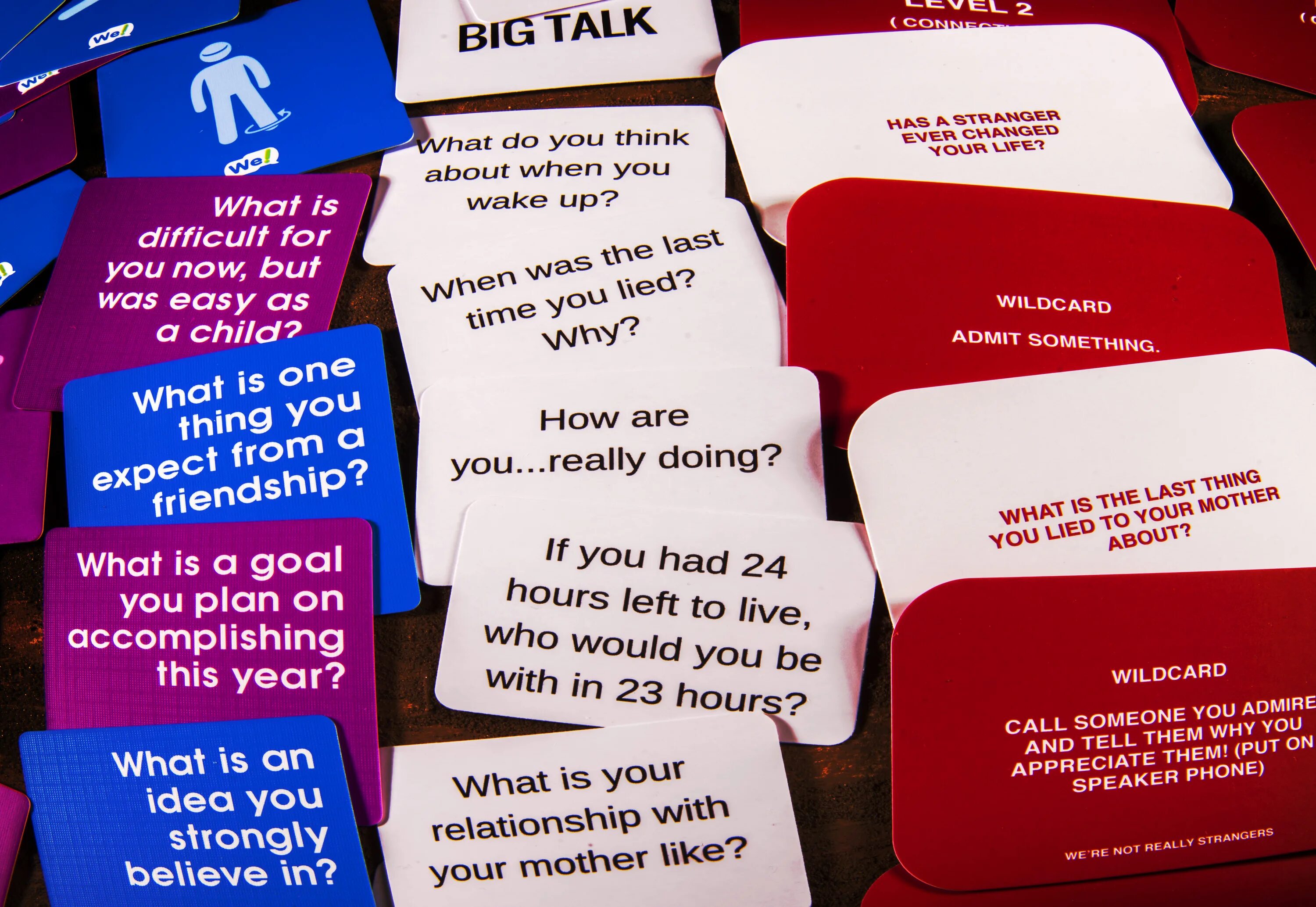 The game we are not really strangers. Big writing: talk the big talk. Hot game Cards обзор. To talk big. Card talk