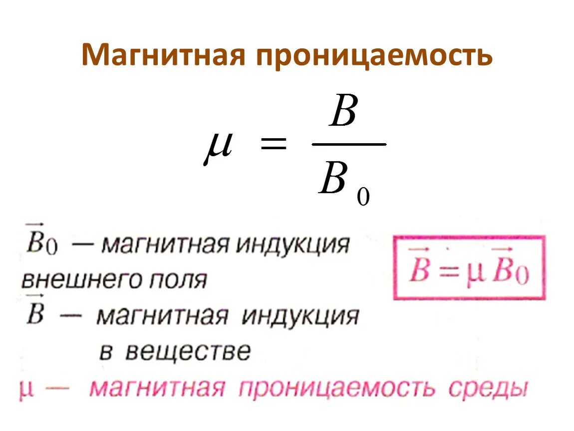 Единица измерения магнитной проницаемости