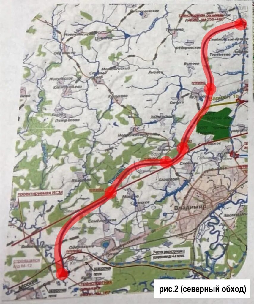 Трасса м12 обход Владимира. Проект Северного объезда г. Владимира. Проект Северного обхода г Владимира. Северный обход дороги на карте Владимира.