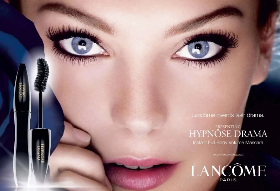 Новая тушь реклама. Lancome Hypnose Mascara. Lancome Hypnose тушь. Lancome Mascara Hypnose Drama. Ланком тушь гипноз реклама.